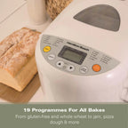 HAMILTON BEACH - Essential QuickBake 19-in-1 Automatic Bread Maker - White - HB8103BMW - Kitchenary
