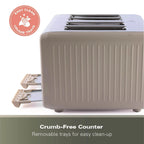HAMILTON BEACH - Harmony 4 Slice Toaster - Cappucino - HBT018C - Kitchenary