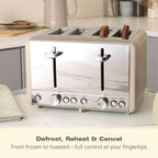 HAMILTON BEACH - Harmony 4 Slice Toaster - Cappucino - HBT018C - Kitchenary
