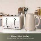 HAMILTON BEACH - Harmony 4 Slice Toaster - Cappucino - HBT018C - Kitchenary