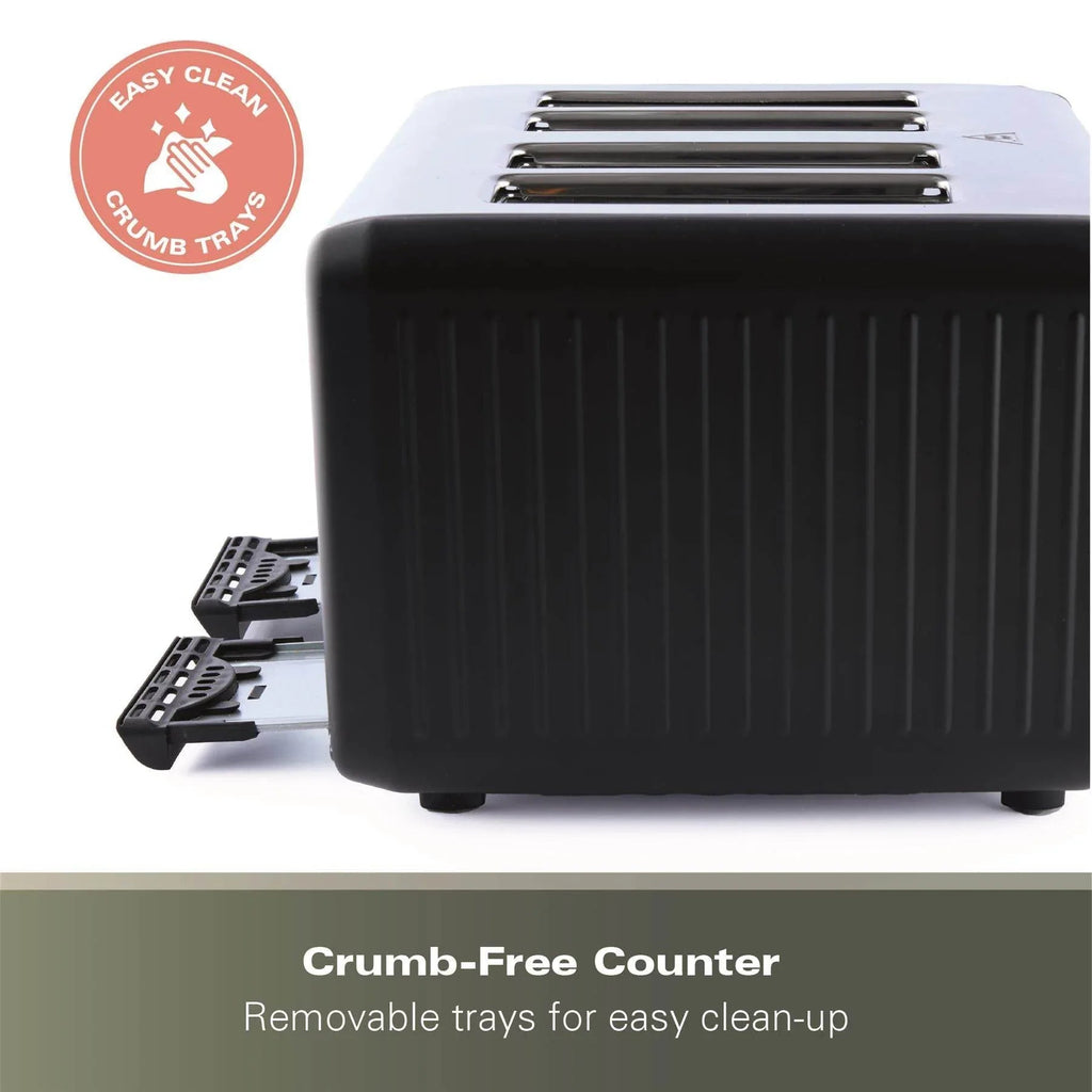 HAMILTON BEACH - Harmony 4 Slice Toaster - Espresso - HBT018B - Kitchenary