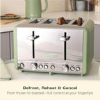 HAMILTON BEACH - Harmony 4 Slice Toaster - Matcha - HBT018M - Kitchenary