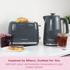 HAMILTON BEACH - Miami 1.7L Kettle - Charcoal Grey - HB3023CH - Kitchenary