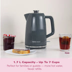 HAMILTON BEACH - Miami 1.7L Kettle - Charcoal Grey - HB3023CH - Kitchenary
