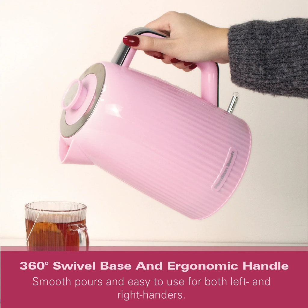 HAMILTON BEACH - Miami 1.7L Kettle - Flamingo Pink - HB3023F - Kitchenary