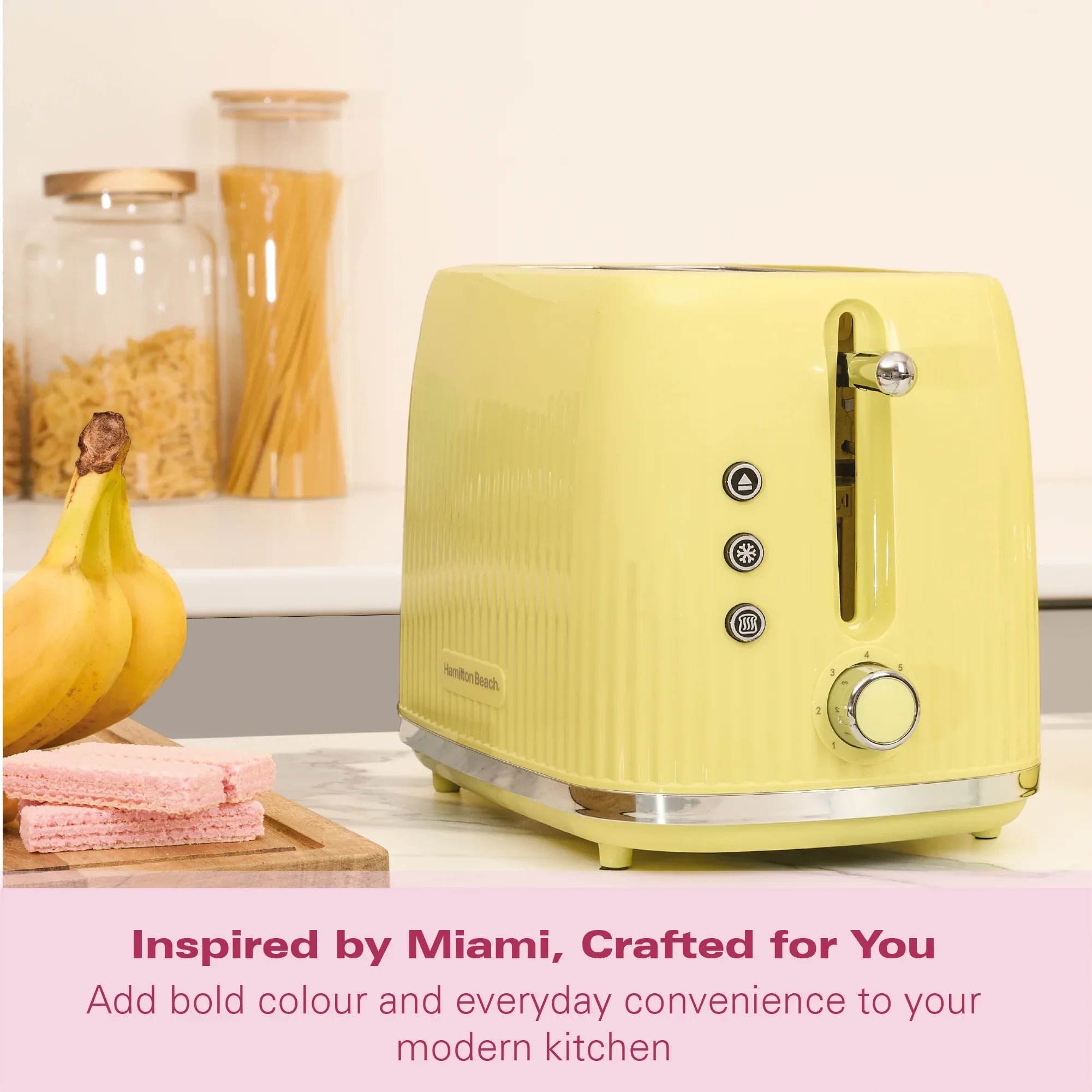 HAMILTON BEACH - Miami 2 Slice Toaster - Banana Split - HB1420B - Kitchenary