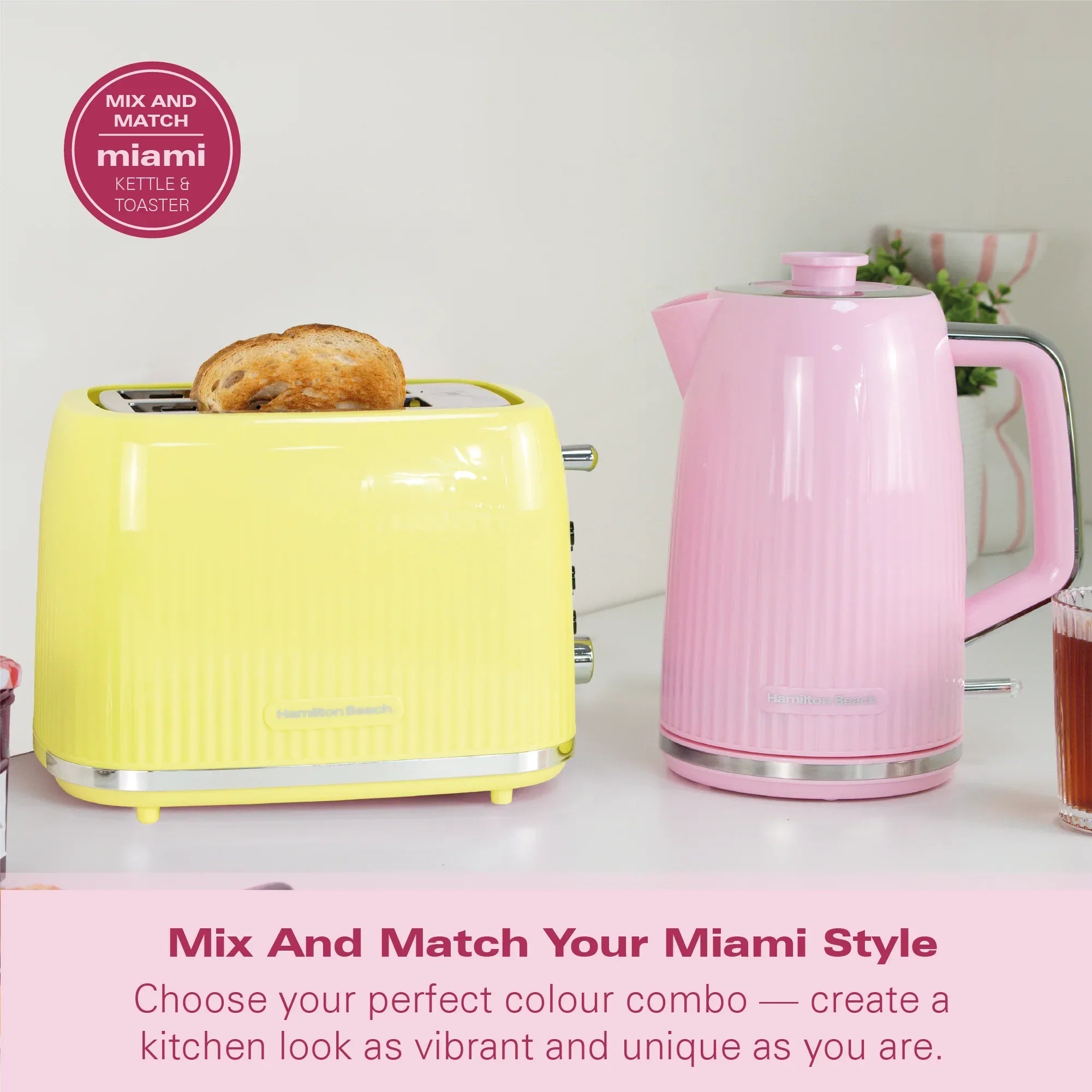 HAMILTON BEACH - Miami 2 Slice Toaster - Banana Split - HB1420B - Kitchenary
