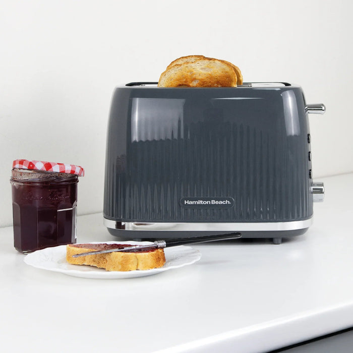HAMILTON BEACH - Miami 2 Slice Toaster - Charcoal Grey - HB1420CH - Kitchenary
