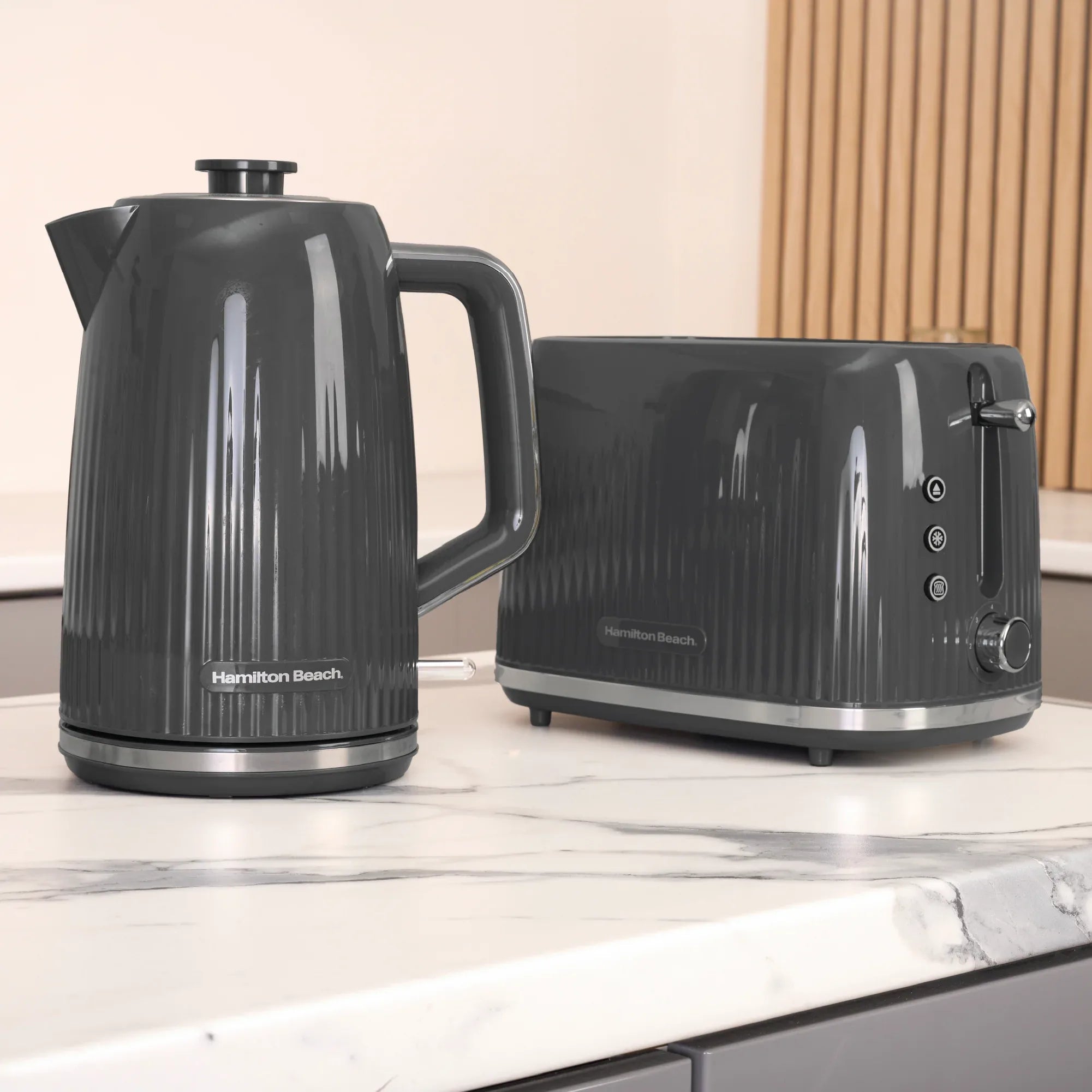 HAMILTON BEACH - Miami 2 Slice Toaster - Charcoal Grey - HB1420CH - Kitchenary