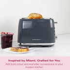HAMILTON BEACH - Miami 2 Slice Toaster - Charcoal Grey - HB1420CH - Kitchenary