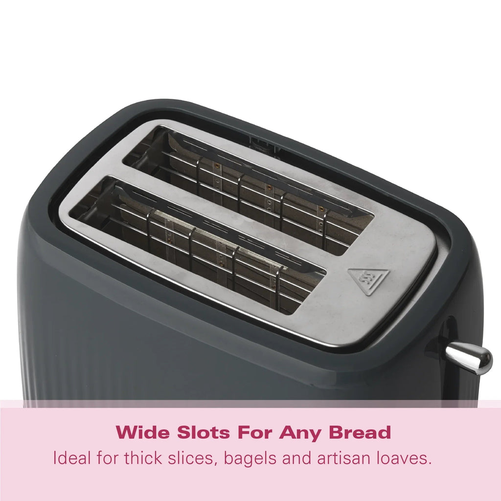 HAMILTON BEACH - Miami 2 Slice Toaster - Charcoal Grey - HB1420CH - Kitchenary