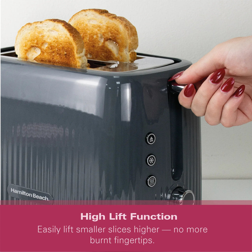 HAMILTON BEACH - Miami 2 Slice Toaster - Charcoal Grey - HB1420CH - Kitchenary