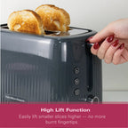 HAMILTON BEACH - Miami 2 Slice Toaster - Charcoal Grey - HB1420CH - Kitchenary