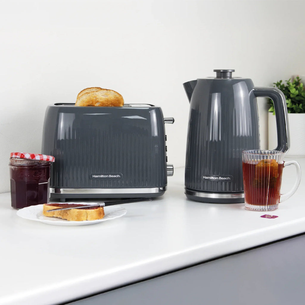 HAMILTON BEACH - Miami 2 Slice Toaster - Charcoal Grey - HB1420CH - Kitchenary