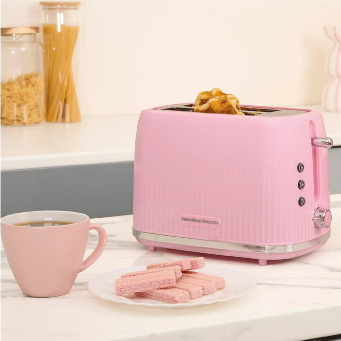 HAMILTON BEACH - Miami 2 Slice Toaster - Flamingo Pink - HB1420F - Kitchenary