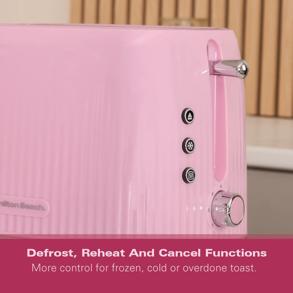 HAMILTON BEACH - Miami 2 Slice Toaster - Flamingo Pink - HB1420F - Kitchenary