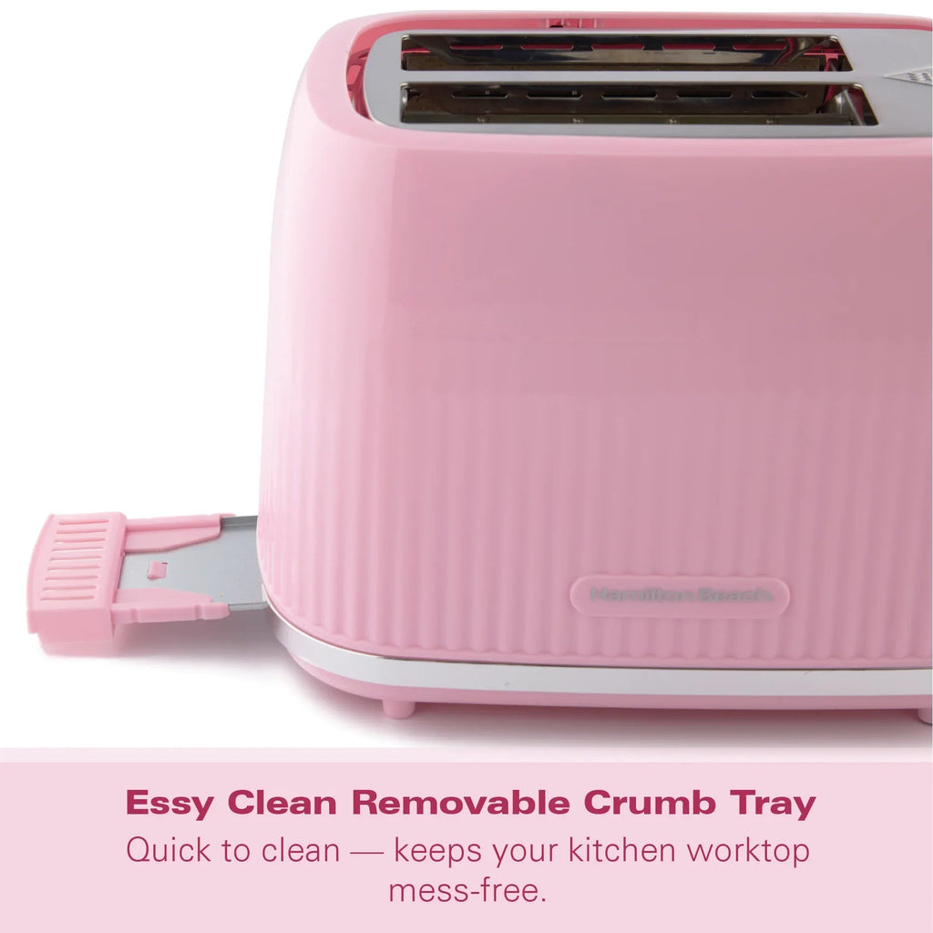 HAMILTON BEACH - Miami 2 Slice Toaster - Flamingo Pink - HB1420F - Kitchenary