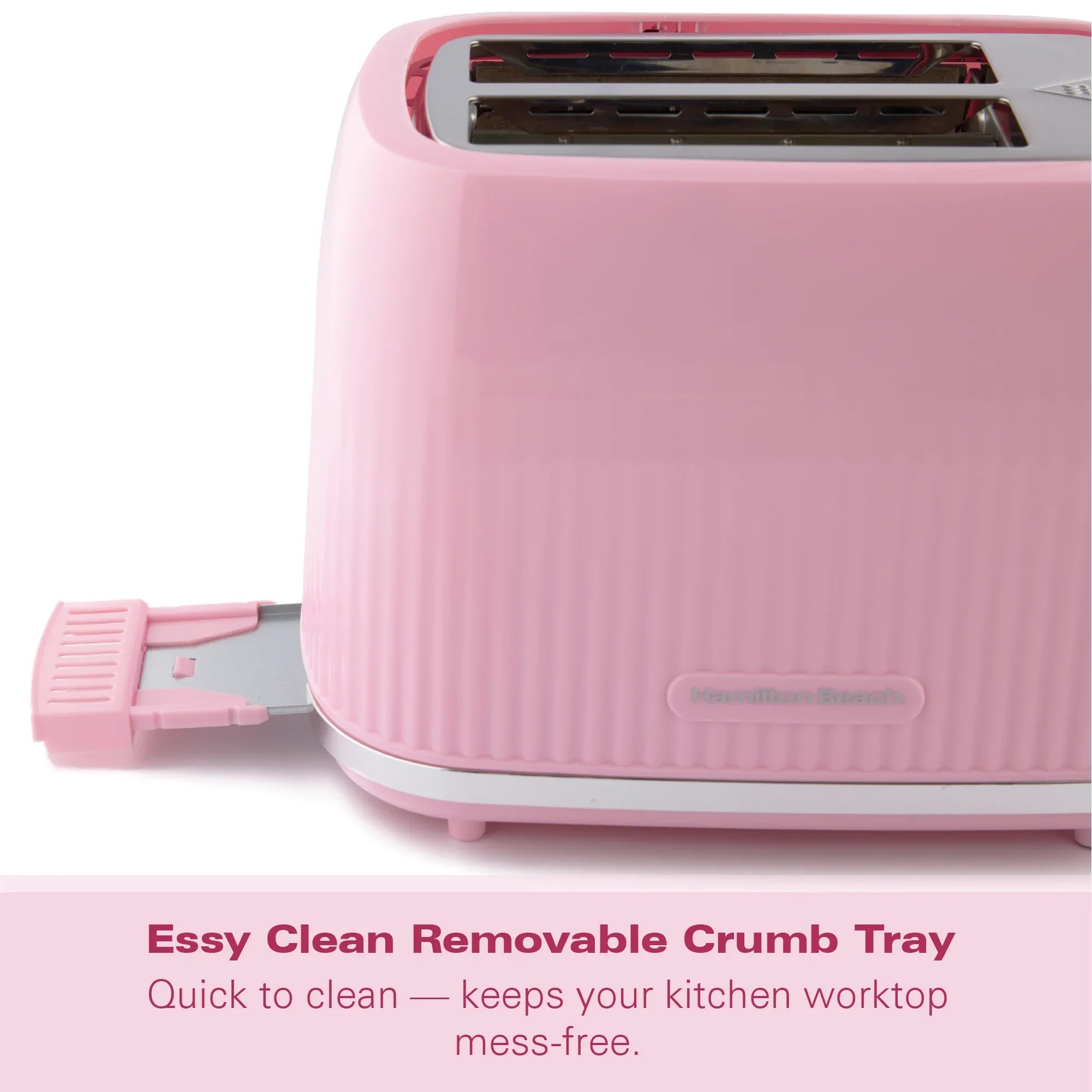 HAMILTON BEACH - Miami 2 Slice Toaster - Flamingo Pink - HB1420F - Kitchenary