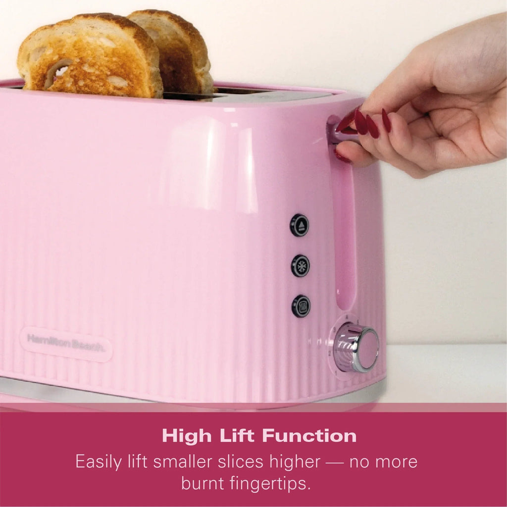 HAMILTON BEACH - Miami 2 Slice Toaster - Flamingo Pink - HB1420F - Kitchenary