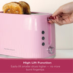 HAMILTON BEACH - Miami 2 Slice Toaster - Flamingo Pink - HB1420F - Kitchenary