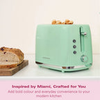 HAMILTON BEACH - Miami 2 Slice Toaster - Mojito Mint - HB1420M - Kitchenary