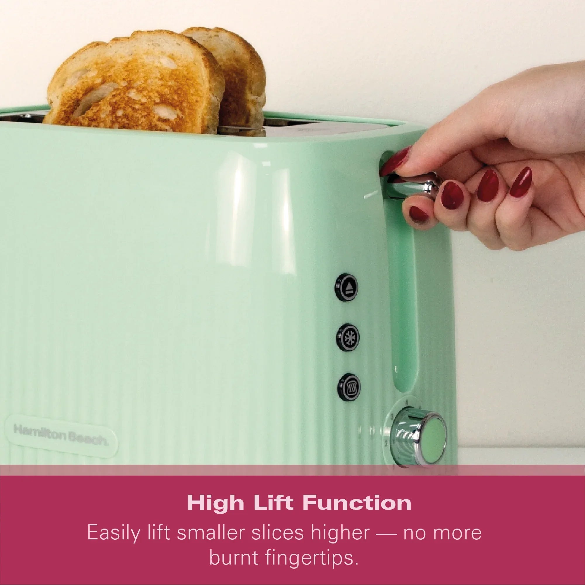 HAMILTON BEACH - Miami 2 Slice Toaster - Mojito Mint - HB1420M - Kitchenary