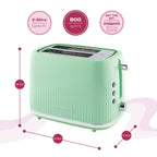HAMILTON BEACH - Miami 2 Slice Toaster - Mojito Mint - HB1420M - Kitchenary