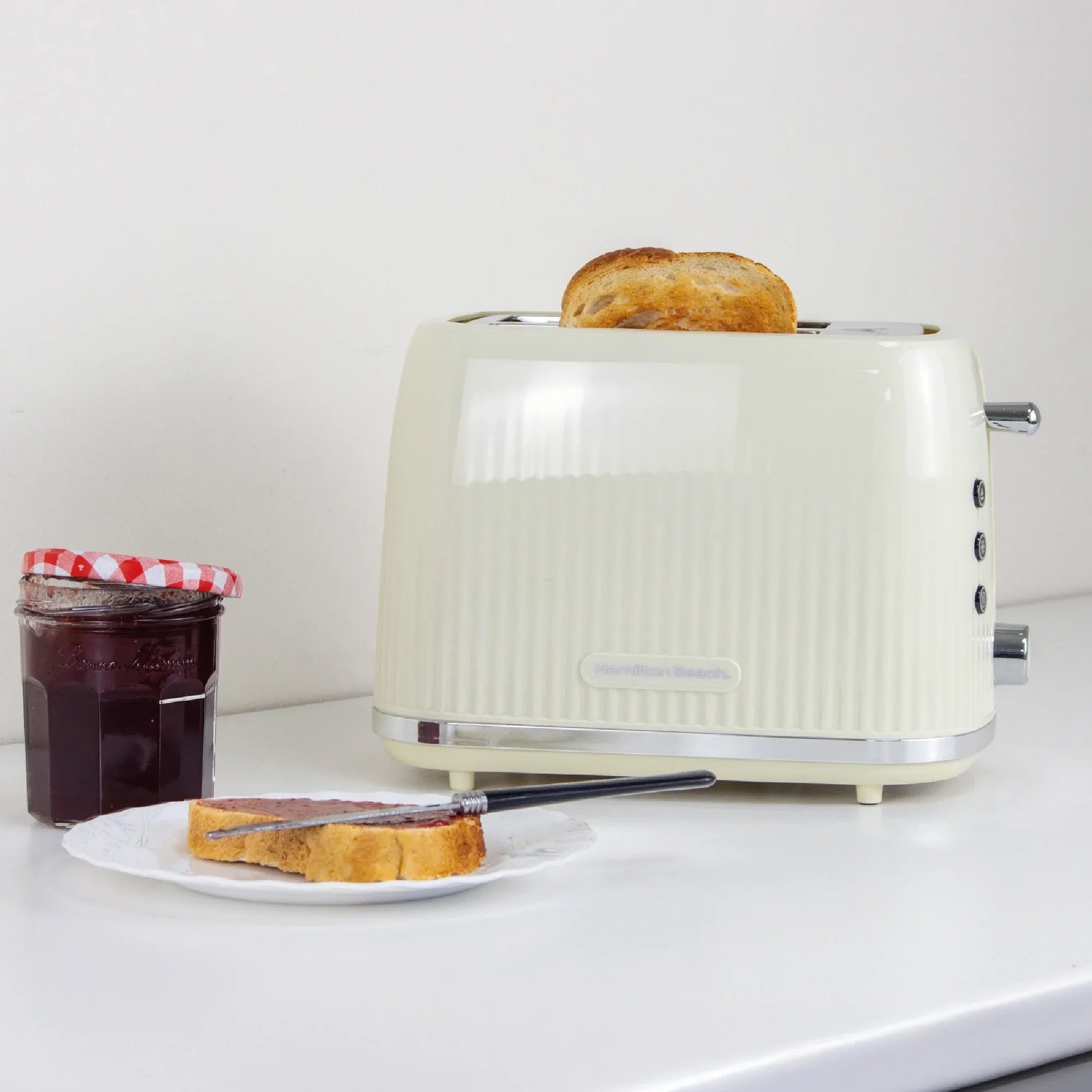 HAMILTON BEACH - Miami 2 Slice Toaster - Sand - HB1420S - Kitchenary