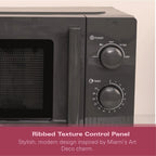 HAMILTON BEACH - Miami 800W Microwave - Charcoal Grey - HBMX20CH - Kitchenary