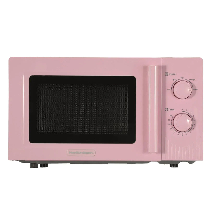 HAMILTON BEACH - Miami 800W Microwave - Flamingo Pink - HBMX20F - Kitchenary