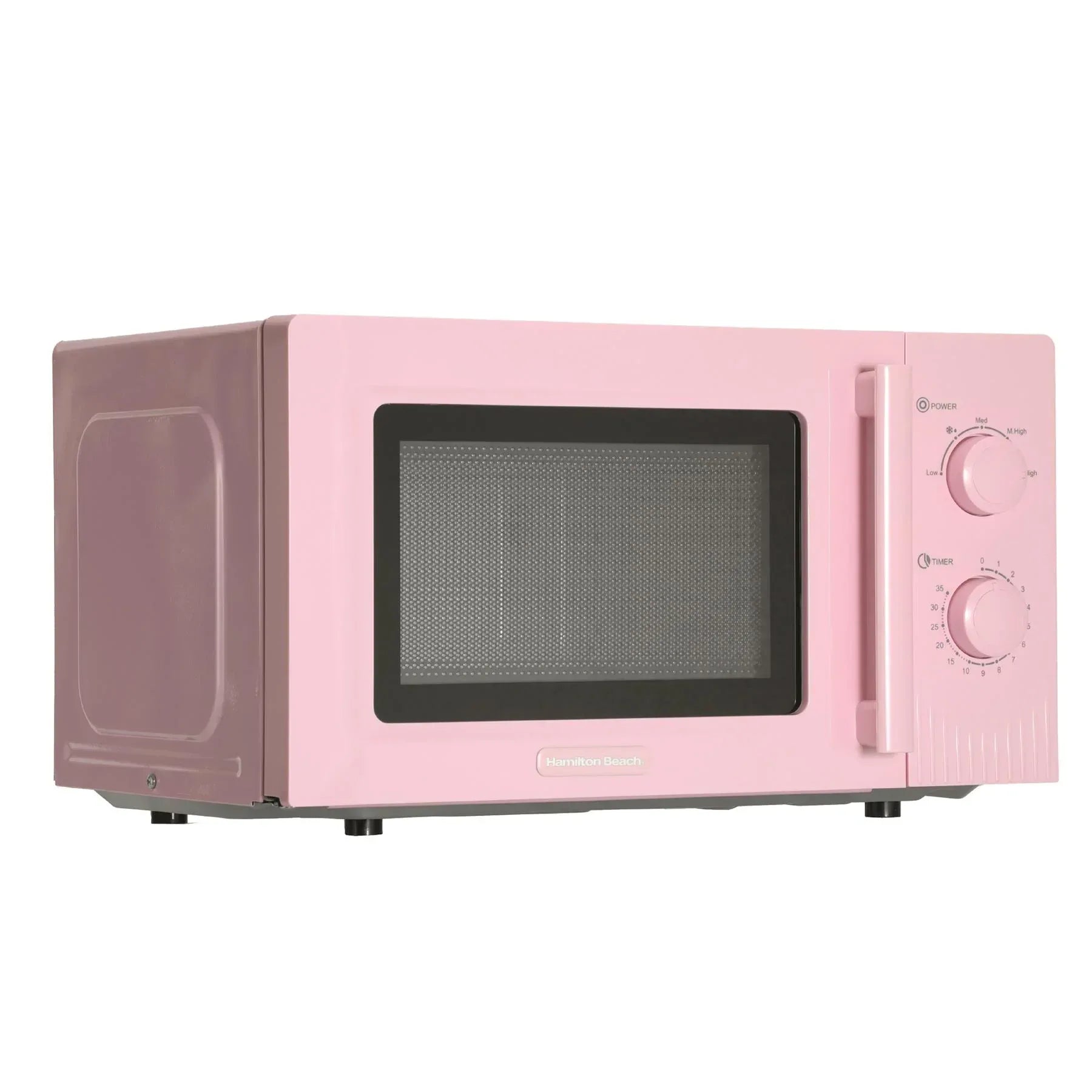 HAMILTON BEACH - Miami 800W Microwave - Flamingo Pink - HBMX20F - Kitchenary