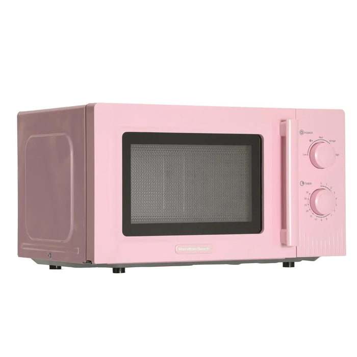 HAMILTON BEACH - Miami 800W Microwave - Flamingo Pink - HBMX20F - Kitchenary