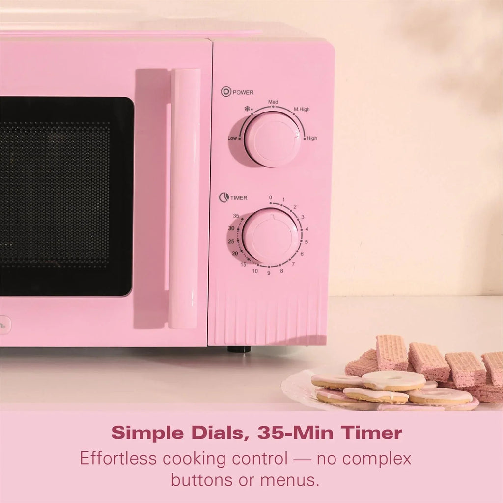 HAMILTON BEACH - Miami 800W Microwave - Flamingo Pink - HBMX20F - Kitchenary