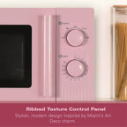 HAMILTON BEACH - Miami 800W Microwave - Flamingo Pink - HBMX20F - Kitchenary