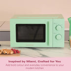 HAMILTON BEACH - Miami 800W Microwave - Mojito Mint - HBMX20M - Kitchenary