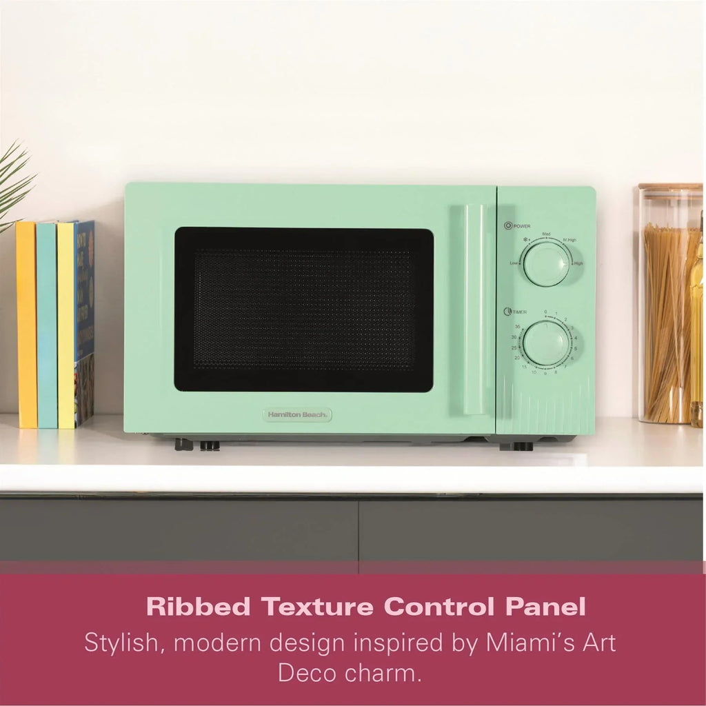 HAMILTON BEACH - Miami 800W Microwave - Mojito Mint - HBMX20M - Kitchenary