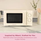 HAMILTON BEACH - Miami 800W Microwave - Sand - HBMX20S - Kitchenary
