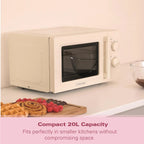 HAMILTON BEACH - Miami 800W Microwave - Sand - HBMX20S - Kitchenary