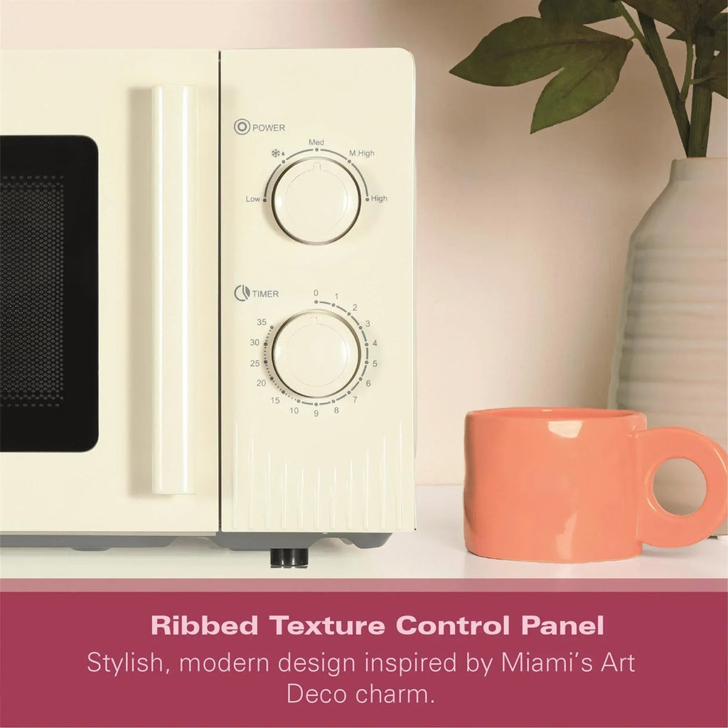 HAMILTON BEACH - Miami 800W Microwave - Sand - HBMX20S - Kitchenary