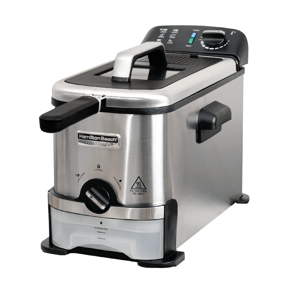 HAMILTON BEACH - PROFESSIONAL PUREFRY 3L DEEP FAT FRYER - HB189PDF - Kitchenary