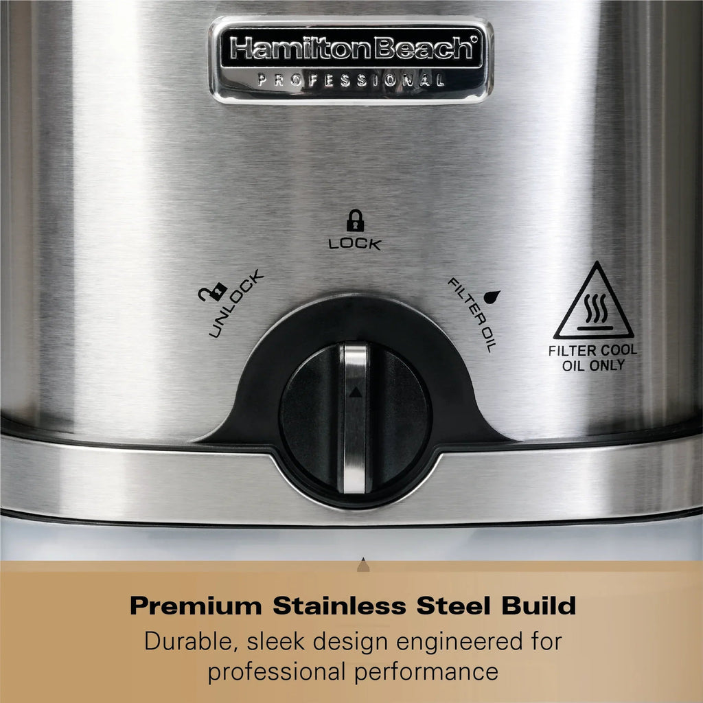 HAMILTON BEACH - PROFESSIONAL PUREFRY 3L DEEP FAT FRYER - HB189PDF - Kitchenary