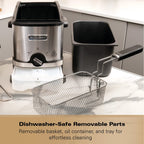 HAMILTON BEACH - PROFESSIONAL PUREFRY 3L DEEP FAT FRYER - HB189PDF - Kitchenary