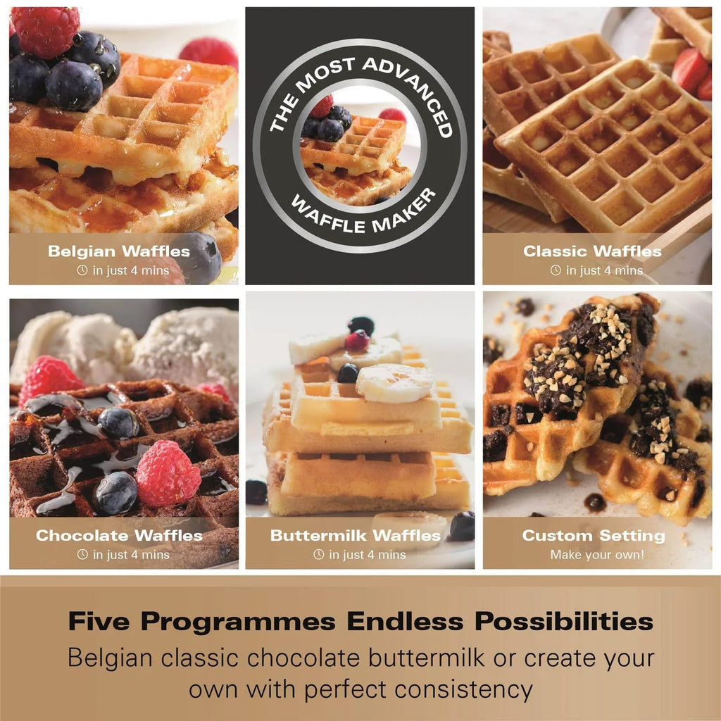 HAMILTON BEACH - Pro Smart Waffle Maker - Silver - HB5403T - Kitchenary