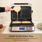 HAMILTON BEACH - Pro Smart Waffle Maker - Silver - HB5403T - Kitchenary