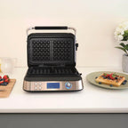 HAMILTON BEACH - Pro Smart Waffle Maker - Silver - HB5403T - Kitchenary