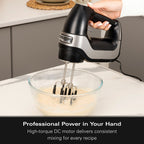 HAMILTON BEACH - Professional 7-Speed Digital Electric Hand Mixer - Black - 62655-SAU - Kitchenary