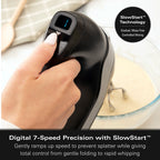 HAMILTON BEACH - Professional 7-Speed Digital Electric Hand Mixer - Black - 62655-SAU - Kitchenary