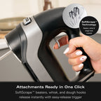 HAMILTON BEACH - Professional 7-Speed Digital Electric Hand Mixer - Black - 62655-SAU - Kitchenary