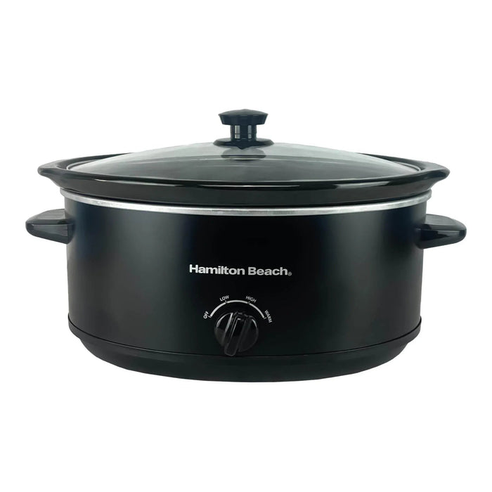 HAMILTON BEACH - The Family Favourite 6.5L Slow Cooker - Black - HBSC070B - Kitchenary