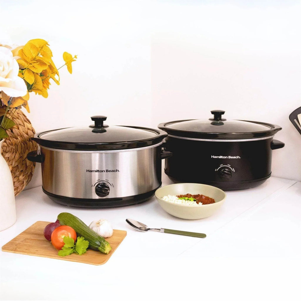 HAMILTON BEACH - The Family Favourite 6.5L Slow Cooker - Black - HBSC070B - Kitchenary